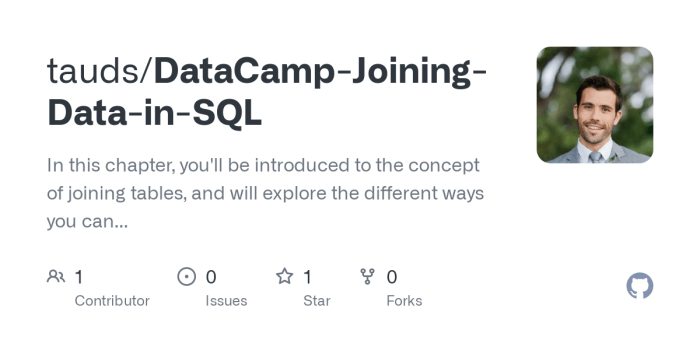 Joining data in sql datacamp answers