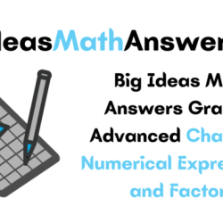 Big ideas math modeling real life answer key