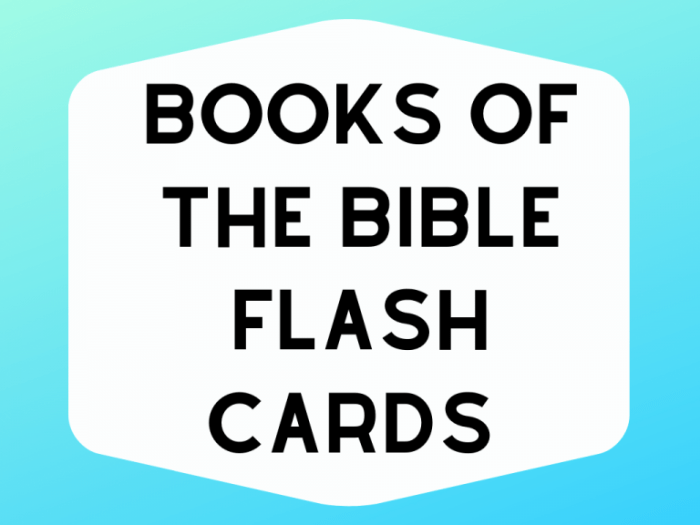 Bible books cards flash flashcards testament old printables memorize sundayschoolsources